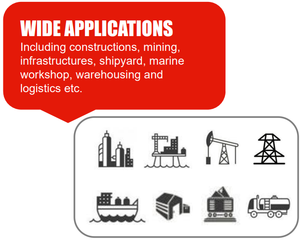 Cabrestante Eléctrico ALLMAN de 1 Tonelada, Nueva Versión Mejorada M4, Clase de Trabajo AME, para Trabajos Pesados de Ingeniería - Product Image 3