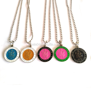 Collar con medallones de protección de cazador de fantasmas, joyería religiosa para hombres y mujeres - Product Image 4