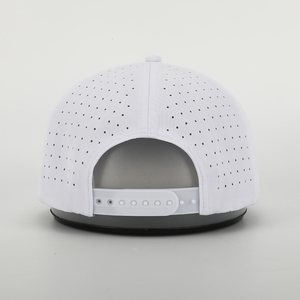 OEM 사용자 정의 로고 5 패널 남성 여성 스포츠 러닝 레이저 컷 천공 Gorras 화이트 골프 아빠 로프 모자 방수 야구 모자 - Product Image 5