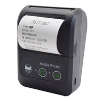 Mini imprimante de facture thermique 58mm 203dpi portable mobile Imprimante de reçus USB pour supermarché