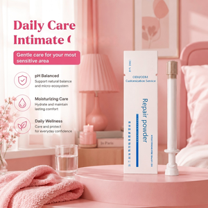 Polvere per Cura Intima <span class=keywords><strong>Femminile</strong></span> con Estratti Erboristici e Logo Personalizzato, Delicata e Confortevole per l'Igiene Quotidiana - Product Image 4
