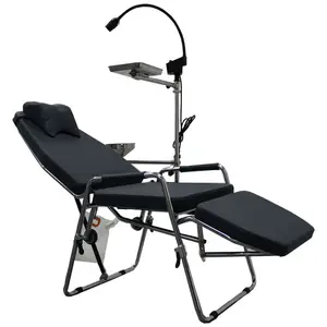 Esay Transport Mobile Foldable Dental Chair with Cold Light LED Light