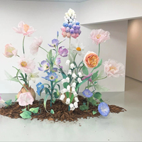 Fleur géante de jacinthe de luxe de haute qualité et écologique pour la décoration de fenêtres et de rues, décoration de mariage, de Noël et du Nouvel An