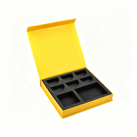 Boîte cadeau pour aligneurs dentaires, carton rigide, fermeture magnétique, finition pailletée, recyclable, biodégradable, tailles personnalisables