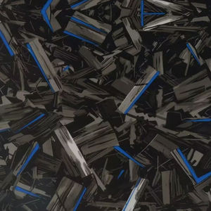 चम्मच जल हस्तांतरण मुद्रण फिल्म हाइड्रोग्राफिक्स 50 सेमी चौड़ाई क्यूबिक स्थानांतरण फिल्म जाली कार्बन फाइबर पैटर्न - Product Image 1