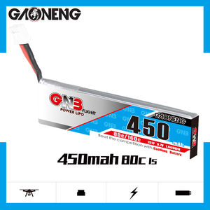 Gnb Gaonen 450Mah 1S <span class=keywords><strong>3</strong></span>.7V 80C PH2.0 Lipo Batterij Powerwhoop Mcpx Borstelloze Micro Fpv Racing Drone Kingkong tiny 7 Beta75S - Product Image 2