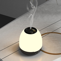 Nouveau diffuseur d'aromathérapie LED 400ml diffuseur de grain en bois 400ml diffuseur d'huiles essentielles à ultrasons électriques