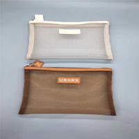 Nouveau produit 2024 accepter Logo personnalisé cadeau Blackfriday clair Transparent PVC pochettes cosmétiques trousse de maquillage pour voyage toilette avec