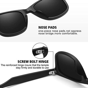 แว่นกันแดดโพลาไรซ์ลดราคาพิเศษสำหรับผู้ชายและผู้หญิง ดีไซน์คลาสสิคสไตล์เรโทร เหมาะสำหรับขับรถ ป้องกันรังสียูวี 100% - Product Image 4