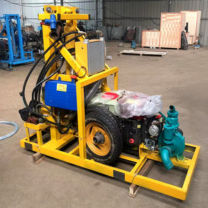 Tragbares Hydraulisches Wasserbrunnenbohrgerät Direkt Ab Werk Mit 22 PS Dieselmotor, <span class=keywords><strong>Mini</strong></span>-Bohranlage, Maximale Bohrtiefe 150 M - Product Image 6