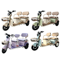 Tricycle électrique pour personnes âgées de conception nouvelle, fabriqué en Chine, scooter électrique trois places 48V/60V