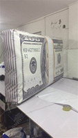 Modèle de publicité extérieure personnalisé en usine modèle gonflable de décoration en dollar américain