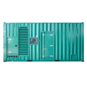1000kw 1250kva prime power by cummins engine container type 50HZ diesel generator set
