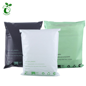 Gravnre In Ấn Sinh Thái Thân Thiện Bột Ngô Compostable Chuyển Phát Nhanh Gửi Thư <span class=keywords><strong>Poly</strong></span> Túi Bưu Phẩm Giá Rẻ Phân Hủy Sinh Học Bao Bì - Product Image 4