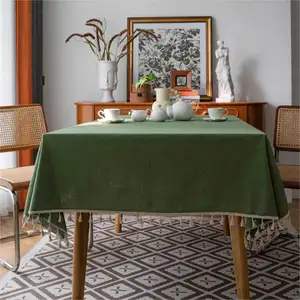 Solid Color Customize Tablecloths Table Cloths Table Linen Table Cover Home Wedding Hotel Party Restaurant Decoration