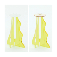 VASE en plexiglas de couleur givrée, fleur en acrylique, VASE modelant pour plante, mariage, anniversaire, TABLE, décoration de bureau à domicile