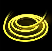 Lampu Strip LED Neon Multiwarna, Lampu Tali Neon Silikon yang Dapat Dibengkokkan, Putih Hangat Merah Biru Oranye untuk Dekorasi Dinding Tanda Neon Kustom
