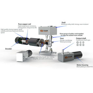 <span class=keywords><strong>Motor</strong></span> de CC Faradyi de 32*46mm con engranajes helicoidales 6V <span class=keywords><strong>12V</strong></span> 24V 1nm <span class=keywords><strong>Motor</strong></span> de engranaje helicoidal eléctrico de bajo Torque alto para elevadores y camas médicas - Product Image 4
