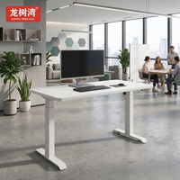 Bureau debout électrique réglable en hauteur, motorisé, OEM ODM, ergonomique, intelligent, avec mémoire, pour ordinateur et jeux, silencieux, motorisé