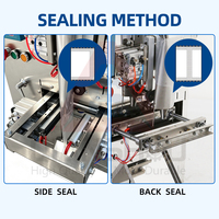 Machine d'emballage automatique VFFS en acier inoxydable pour sachets de sauce, remplissage de mayonnaise et scellage sur 3 côtés