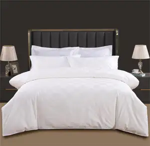 ผ้าปูที่นอนผ้าฝ้ายของโรงแรม,ชุดเครื่องนอนของโรงแรมผ้าปูเตียงขนาดพอดีตัวพร้อมผ้าคลุมเตียงพิมพ์ลาย