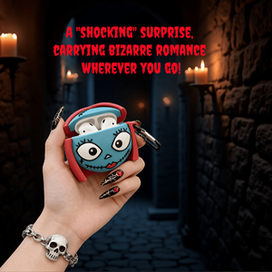 Étui de protection en silicone anti-poussière avec design de crâne 3D luminescent personnalisé, compatible avec les <span class=keywords><strong>AirPods</strong></span> Pro/2e/4e génération, sans fil amusant. - Product Image 1