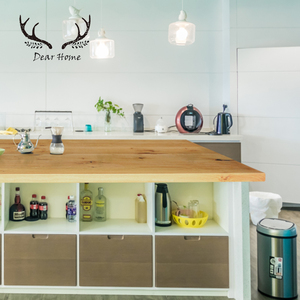 Mesa personalizada hecha a mano de madera auténtica, tablero superior de cocina, escritorio de madera maciza, encimeras - Product Image 2