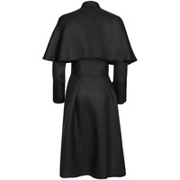 Costume de Prêtre Médiéval Catholique, Soutane Religieuse Romaine, Vêtements de Pape Pasteur Père, Robe de Messe Missionnaire, Tenue de Clergé