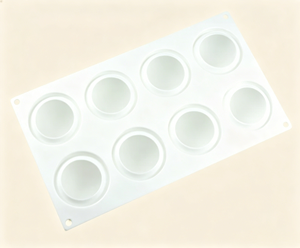 Moule en silicone en forme de boule 3D - Réutilisable, résistant à la chaleur, non toxique pour la cuisson de gâteaux mousse, de chocolats et de desserts (compatible lave-vaisselle) - Product Image 5