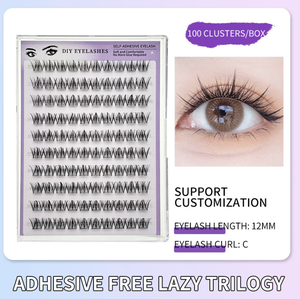 Aesphylash Brown pour Cils Synthétiques : Kit de Cils en Grappes Faits Main avec Base Fine et Pointue, Plateaux de Cils pour Wimpers Pestañas - Product Image 6
