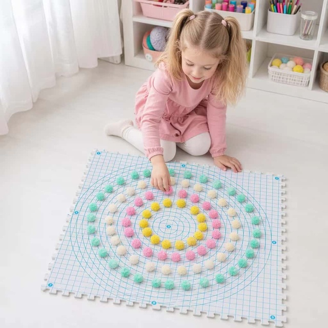 Eco-Friendly EVA Foam Baby Play Mat Interlocking Floor Tiles Non-Toxic Odor-Free Crawling Pad for Nursery Kids Room Custom