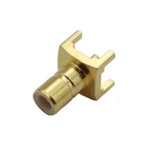 Recto SMB Jack macho borde para montaje en PCB conector Coaxial