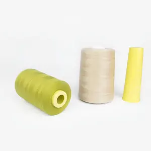 China Produktion 100% gesponnenes Polyester-Nähgarn 40/2 40/3 50/2