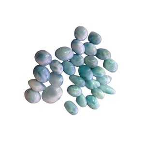 Natural <strong>larimar</strong> round cabochons blue <strong>larimar</strong> loose gemstone <strong>Jewelry</strong> - Product Image 6