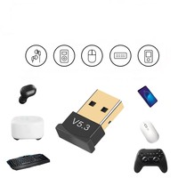 Adaptador USB Inalámbrico 5.3 de Alta Calidad para Computadora de Escritorio y Portátil |   Modelo Básico Económico para PC |   Compatible con Windows 8.1/10/11