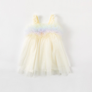 Vestido <span class=keywords><strong>de</strong></span> verano para bebés, cumpleaños <span class=keywords><strong>de</strong></span> bebé, un mes <span class=keywords><strong>de</strong></span> edad, vestido con tirantes <span class=keywords><strong>de</strong></span> cien años, ropa bonita y dulce para bebés - Product Image 6