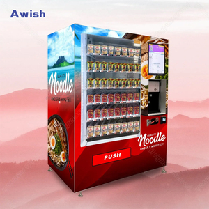 Máy bán mì ăn liền tự phục vụ 24 giờ với nguồn cung cấp nước nóng tự động - Product Image 2