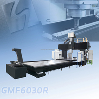 Machine de fraisage CNC à portique large GUOSHENG GMF6030R pour le travail des matériaux composites BT50 FANUC