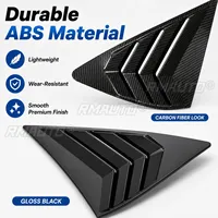 For Toyota Prius 2012-2015 Car Accessories Rear Quarter Window Louvers Shark Gill Style Side Window Vent Cover