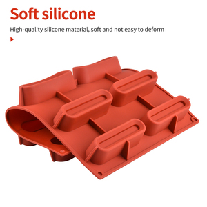 Moule à éclairs en silicone MUYULINS pour pâtisserie française, barre de cuisson pour biscuits, moule à gâteau - Product Image 5