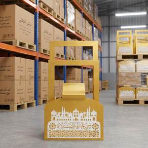 Supporto <span class=keywords><strong>in</strong></span> <span class=keywords><strong>Legno</strong></span> per Preghiera del Ramadan, Supporto per Corano con Tappetino da Preghiera, Organizzatore e Decorazione per la Casa, Regalo - Product Image 2