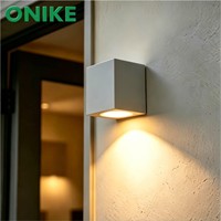 Projecteur LED mural extérieur haut de gamme IP65 étanche, pour jardin, clôture, balcon, projecteur simple tête, pour poteau, maison, allée
