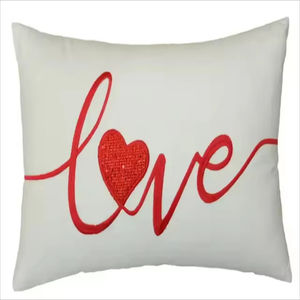 Vente en gros de <span class=keywords><strong>housse</strong></span> de <span class=keywords><strong>coussin</strong></span> pour décoration de mariage 50x30 <span class=keywords><strong>housse</strong></span> de <span class=keywords><strong>coussin</strong></span> carrée en forme de cœur pour canapé et chambre à coucher - Product Image 5