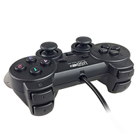 Manette de jeu filaire USB pour PC Ordinateur Portable Arcade Vibration Gaming Joystick