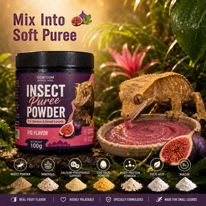 Puré de Frutas en Pasta Suave para Reptiles, Geckos y Lagartos Pequeños, Gel de Inicio para Crías con Electrolitos, Apoyo para la Cría - Product Image 6
