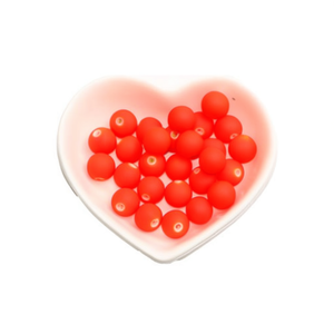 ILAN Perline Fluorescenti Arancioni da 10mm per Gioielli - Product Image 2