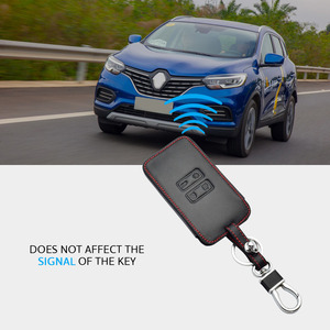 <span class=keywords><strong>Housse</strong></span> de <span class=keywords><strong>protection</strong></span> pour <span class=keywords><strong>clé</strong></span> de <span class=keywords><strong>voiture</strong></span> en cuir automobile pour Renault Koleos Kadjar Samsung QM5 QM6 2016-2018 Porte-clés de <span class=keywords><strong>protection</strong></span> - Product Image 3