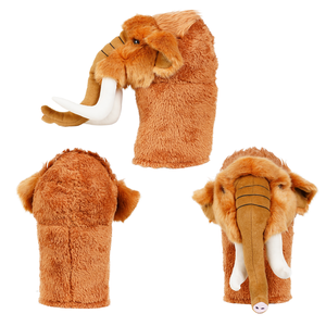 Fundas de golf de peluche con diseño de tigre, accesorios de golf suaves y bonitos al por mayor - Product Image 3
