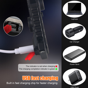 Móc Khóa <span class=keywords><strong>LED</strong></span> Mini Đèn Làm Việc Để Sửa Chữa Ô Tô Đèn Làm Việc 5 Chế Độ Đèn Pin COB Cắm Trại Ngoài TrờI SạC Được USB - Product Image 5