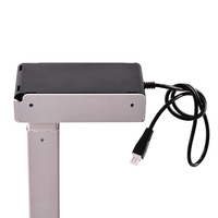 Colonne de levage électrique à 2 niveaux réglable pour cadre de table carré et bureau